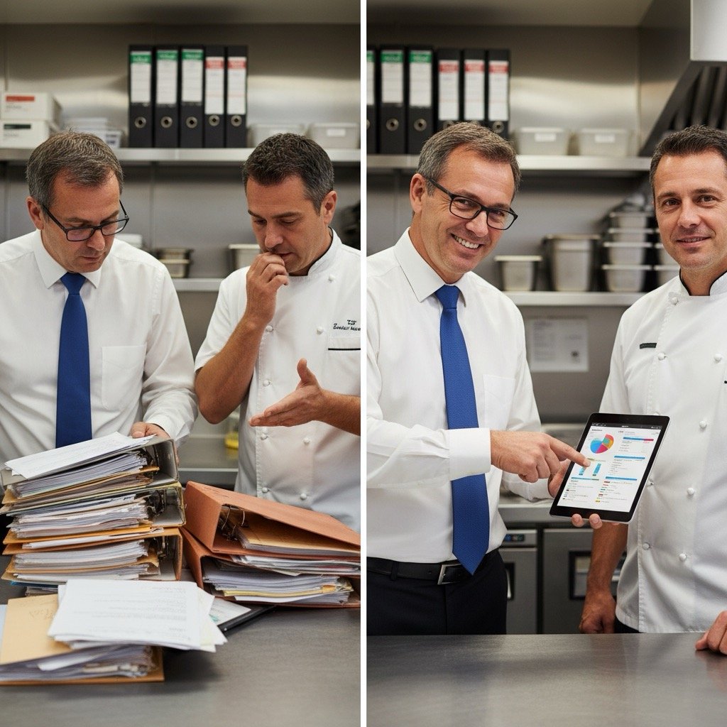 Featured image for “PMS papier vs PMS digital : le vrai coût de la non-digitalisation pour votre restaurant”